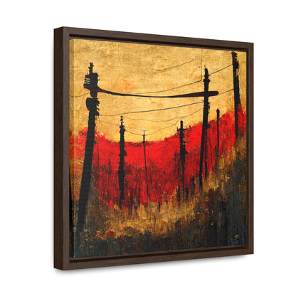 Land of the Sun 15, Valentinii, Gallery Canvas Wraps, Square Frame