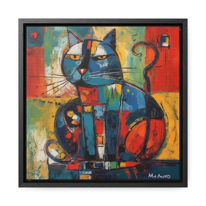 Cat 78, Gallery Canvas Wraps, Square Frame