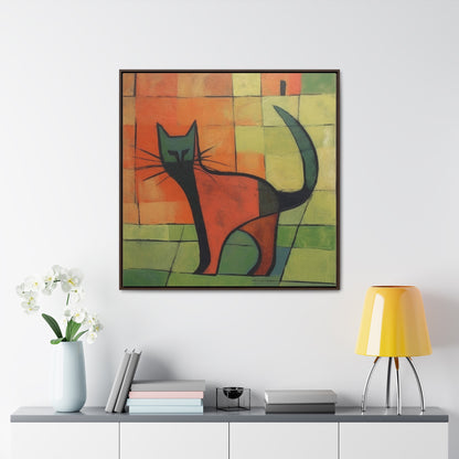 Cat 22, Gallery Canvas Wraps, Square Frame