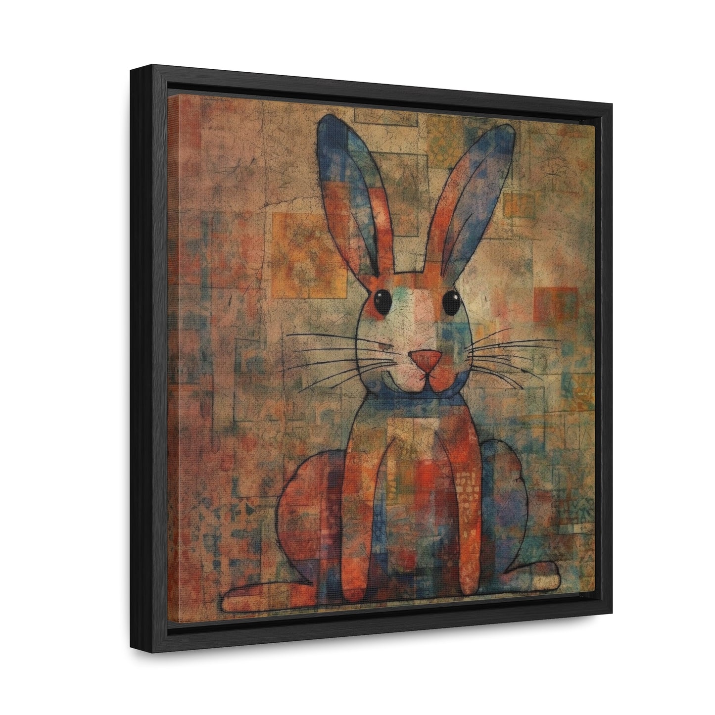 Rabbit 33, Gallery Canvas Wraps, Square Frame