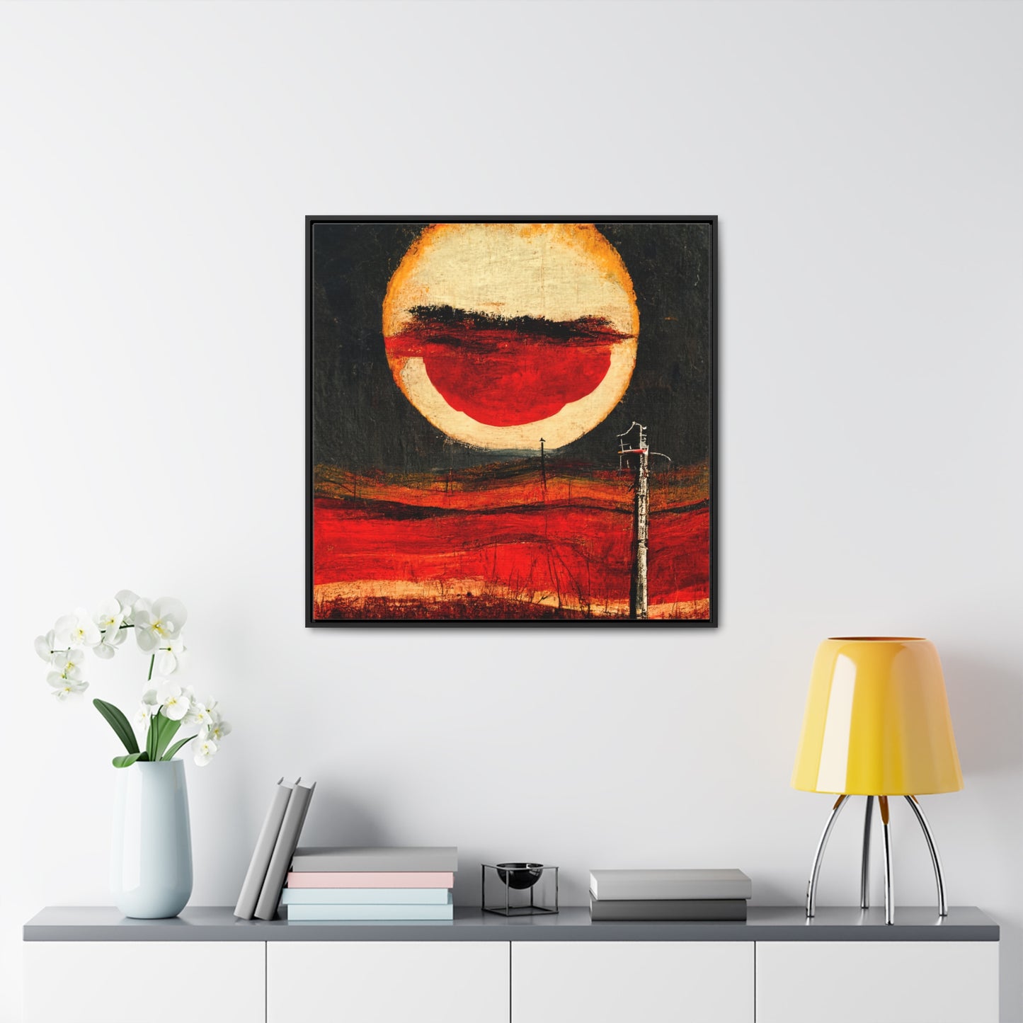 Land of the Sun 26, Valentinii, Gallery Canvas Wraps, Square Frame