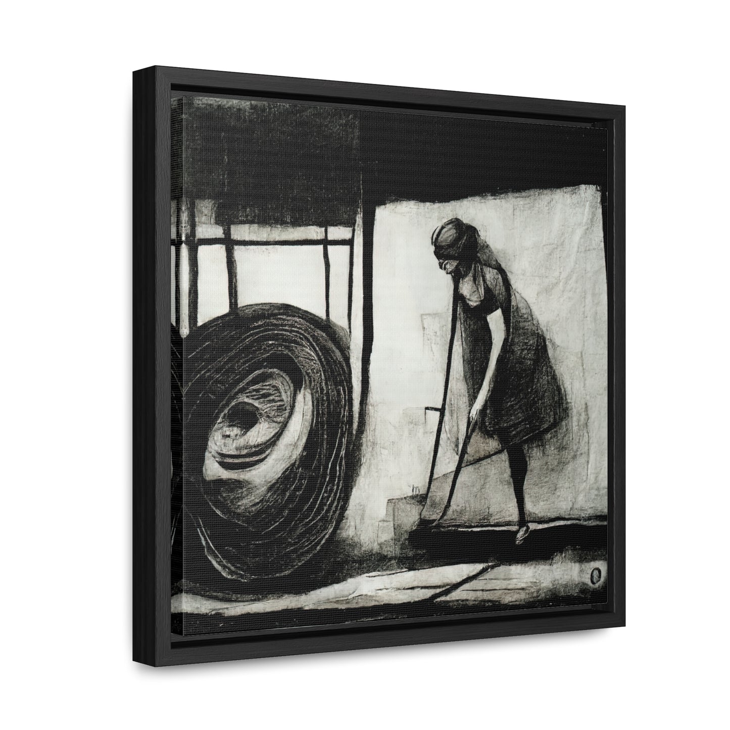 Domestic Memories 42, Valentinii, Gallery Canvas Wraps, Square Frame