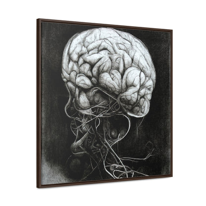 Brain 27, Valentinii, Gallery Canvas Wraps, Square Frame
