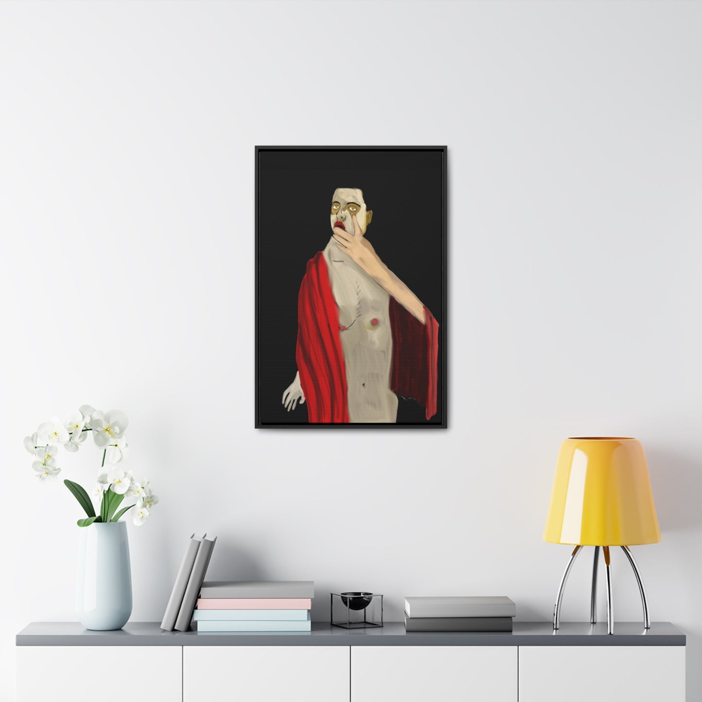 Among Tired Blinks, Original Eduard Pavel, Gallery Canvas Wraps, Vertical Frame