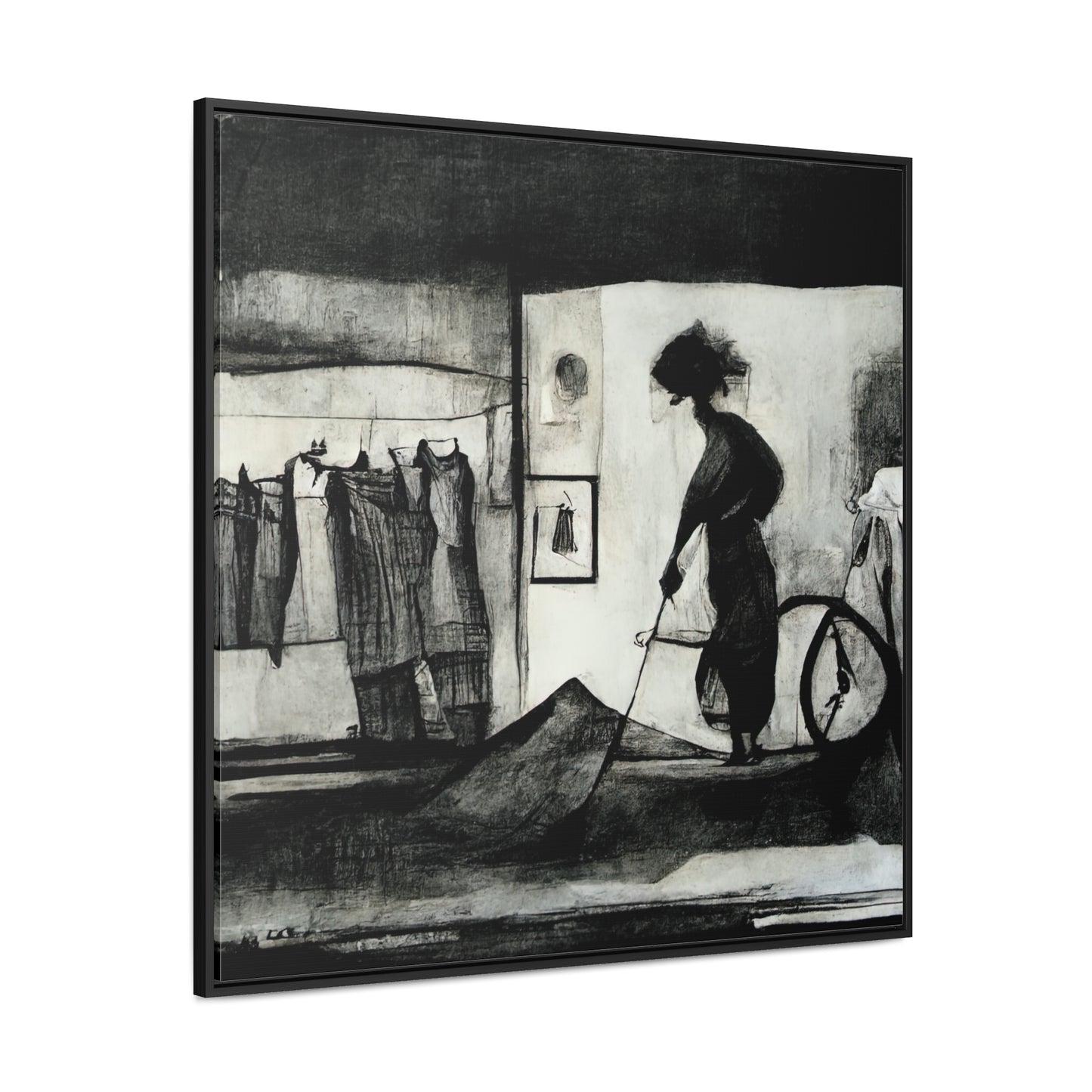 Domestic Memories 30, Valentinii, Gallery Canvas Wraps, Square Frame