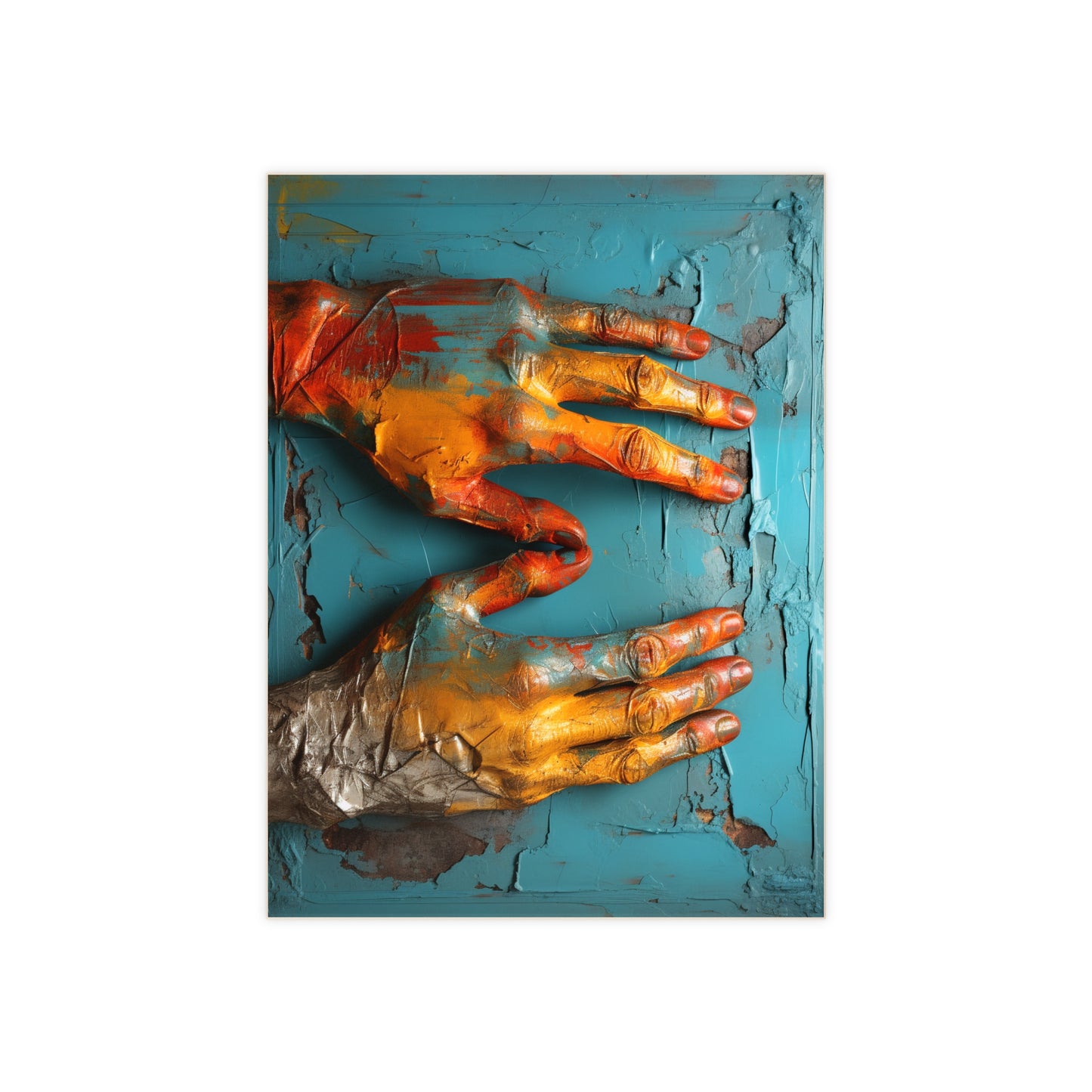 Hands 78, Ceramic Photo Tile