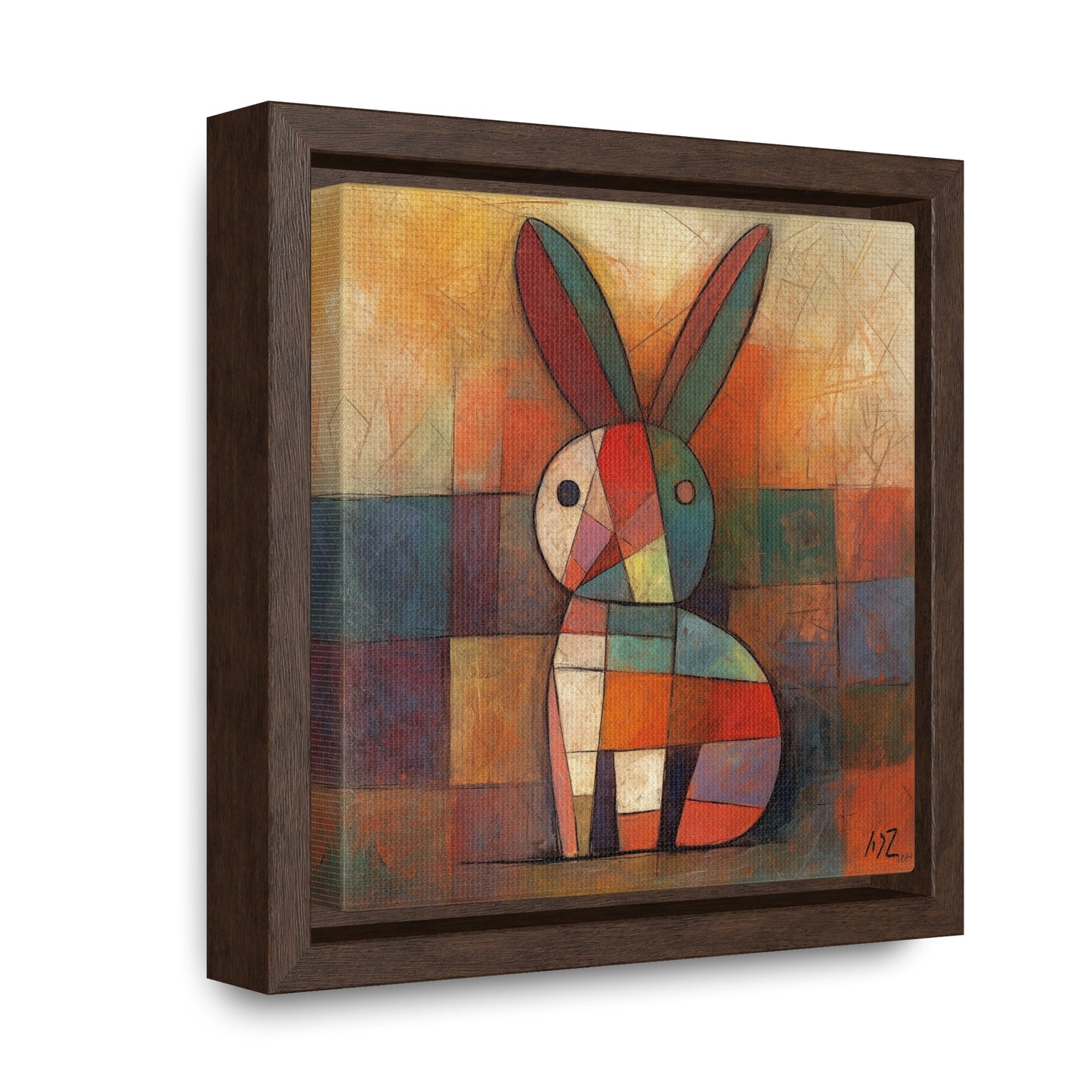 Rabbit 15, Gallery Canvas Wraps, Square Frame