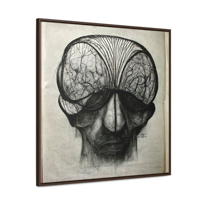 Brain 54, Valentinii, Gallery Canvas Wraps, Square Frame