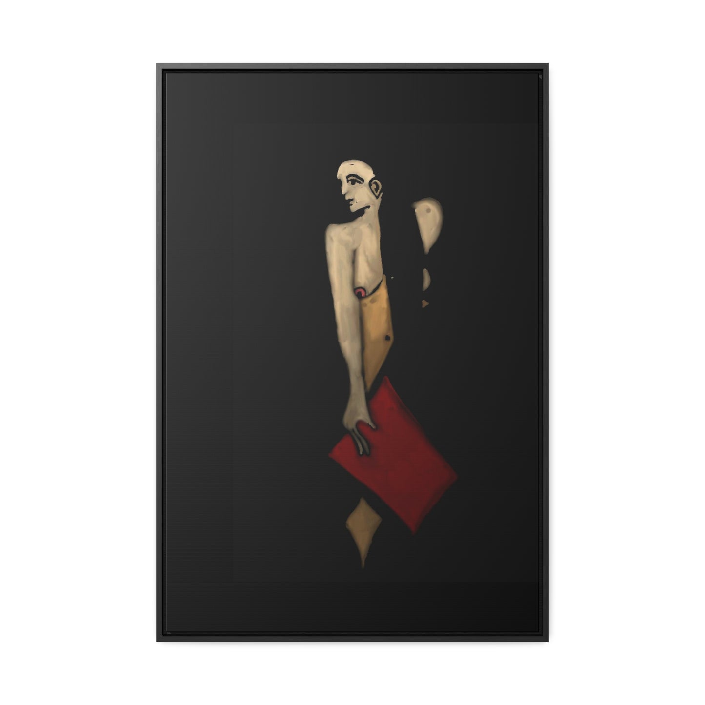 The Shadow Woman, Original Eduard Pavel, Gallery Canvas Wraps, Vertical Frame