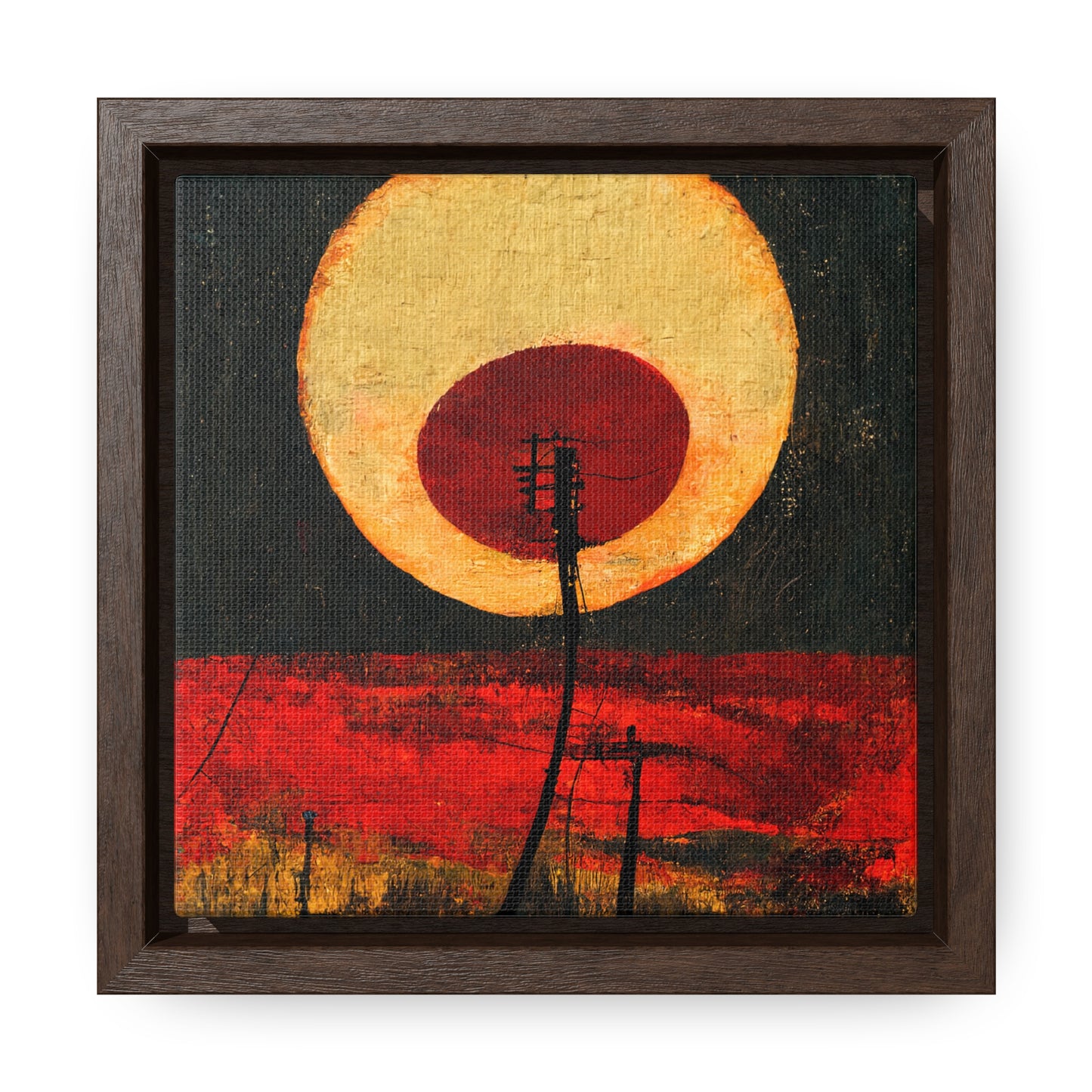 Land of the Sun 27, Valentinii, Gallery Canvas Wraps, Square Frame