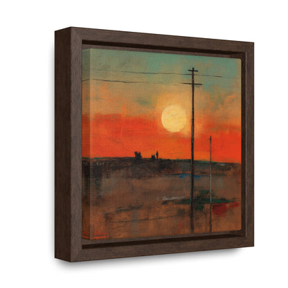 Land of the Sun 80, Valentinii, Gallery Canvas Wraps, Square Frame