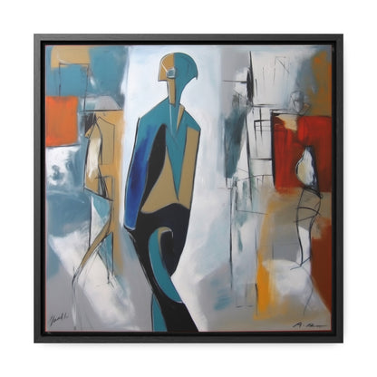 Sad Man 23, Valentinii, Gallery Canvas Wraps, Square Frame