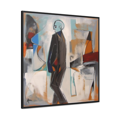 Sad Man 15, Valentinii, Gallery Canvas Wraps, Square Frame