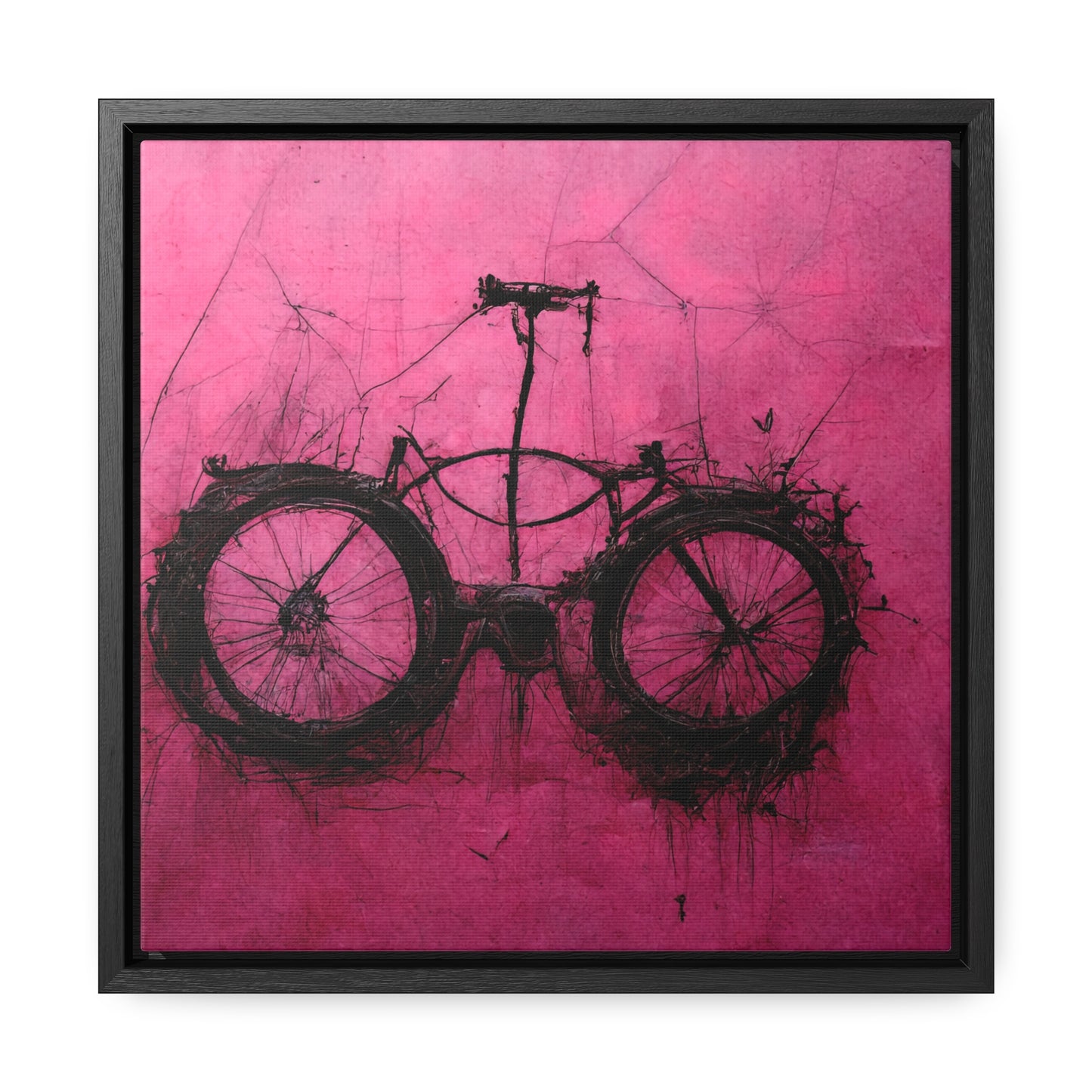 Bicycle 3, Valentinii, Gallery Canvas Wraps, Square Frame