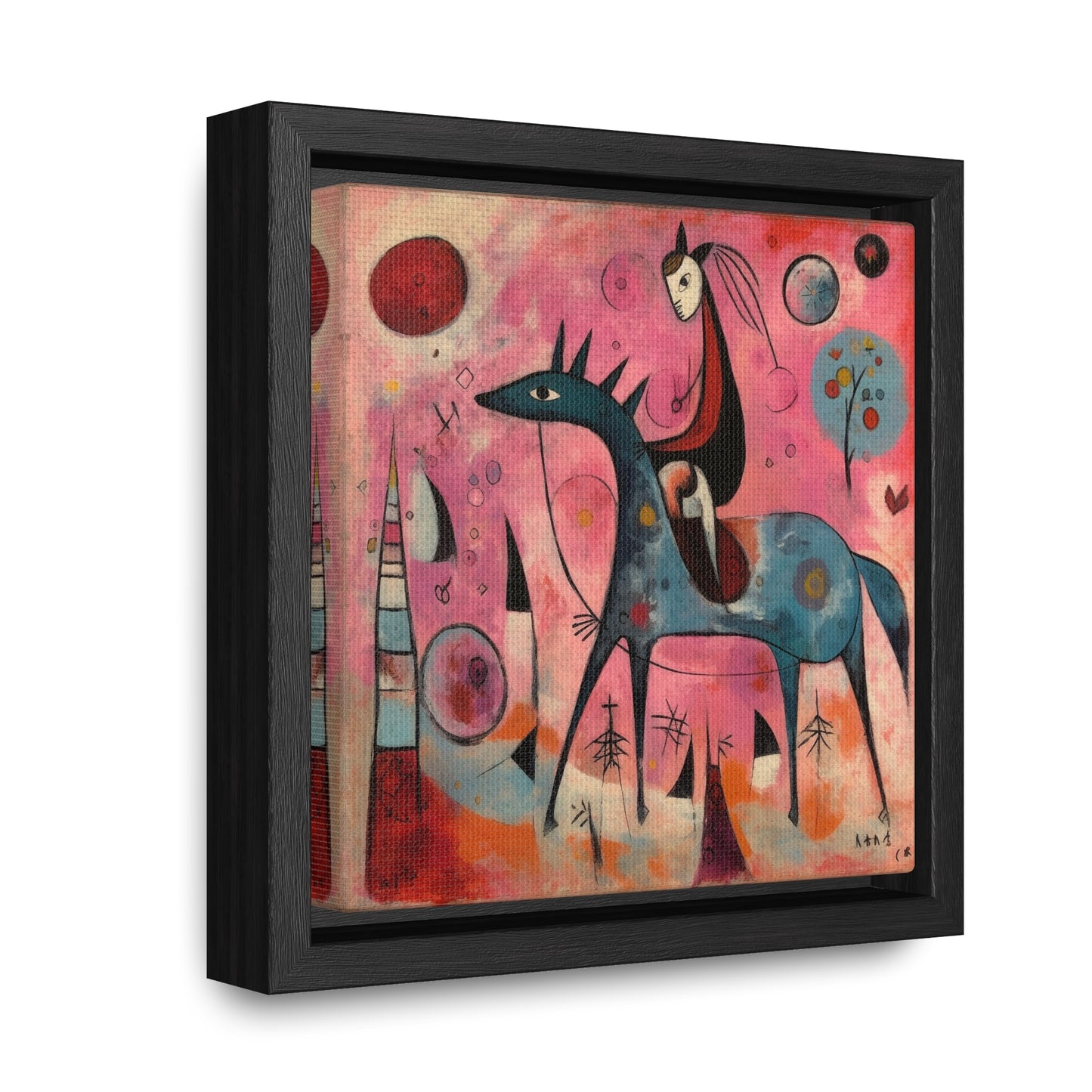 The Dreams of the Child 22, Gallery Canvas Wraps, Square Frame