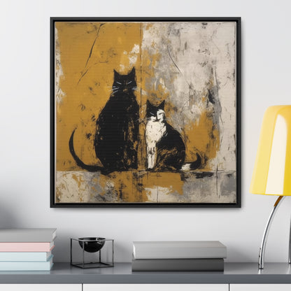 Cat 12, Gallery Canvas Wraps, Square Frame