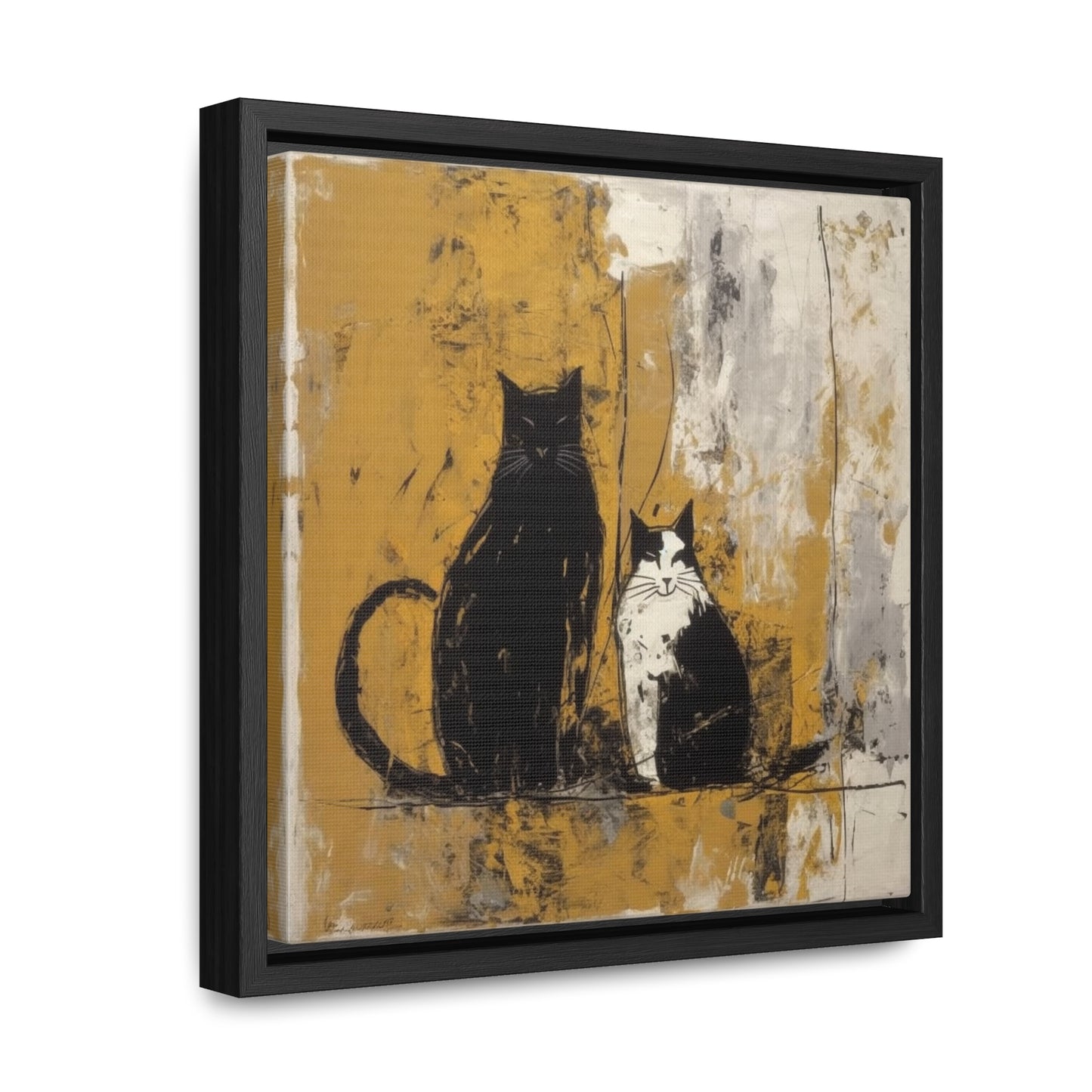 Cat 13, Gallery Canvas Wraps, Square Frame