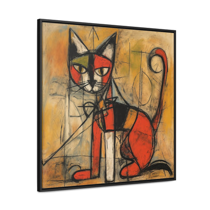 Cat 52, Gallery Canvas Wraps, Square Frame