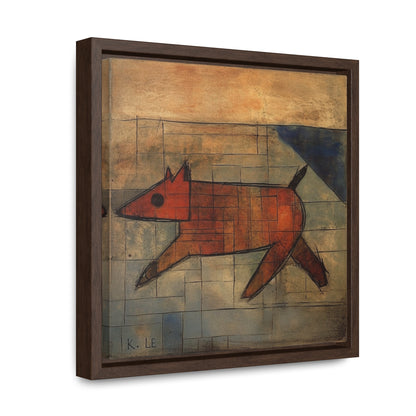 V Dog 12, Gallery Canvas Wraps, Square Frame