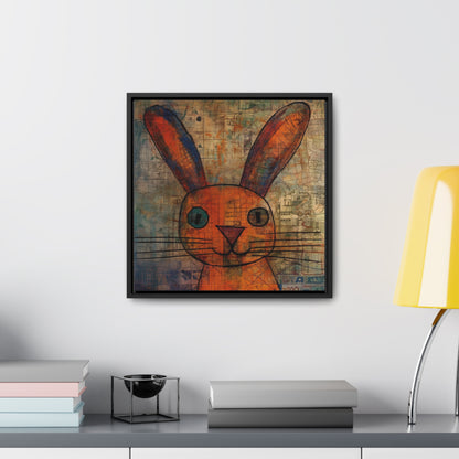 Rabbit 10, Gallery Canvas Wraps, Square Frame