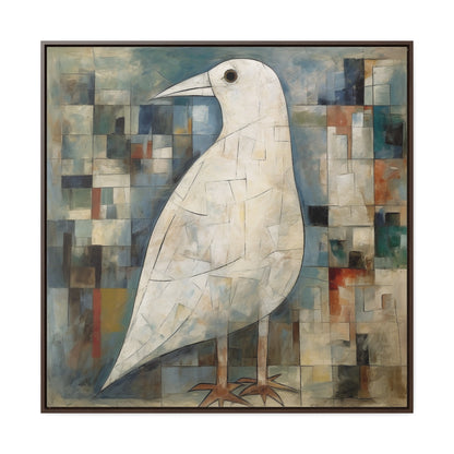 Bird 6, Gallery Canvas Wraps, Square Frame