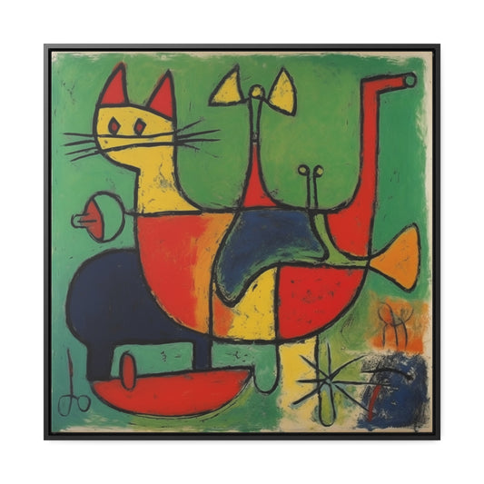 Cat 135, Gallery Canvas Wraps, Square Frame