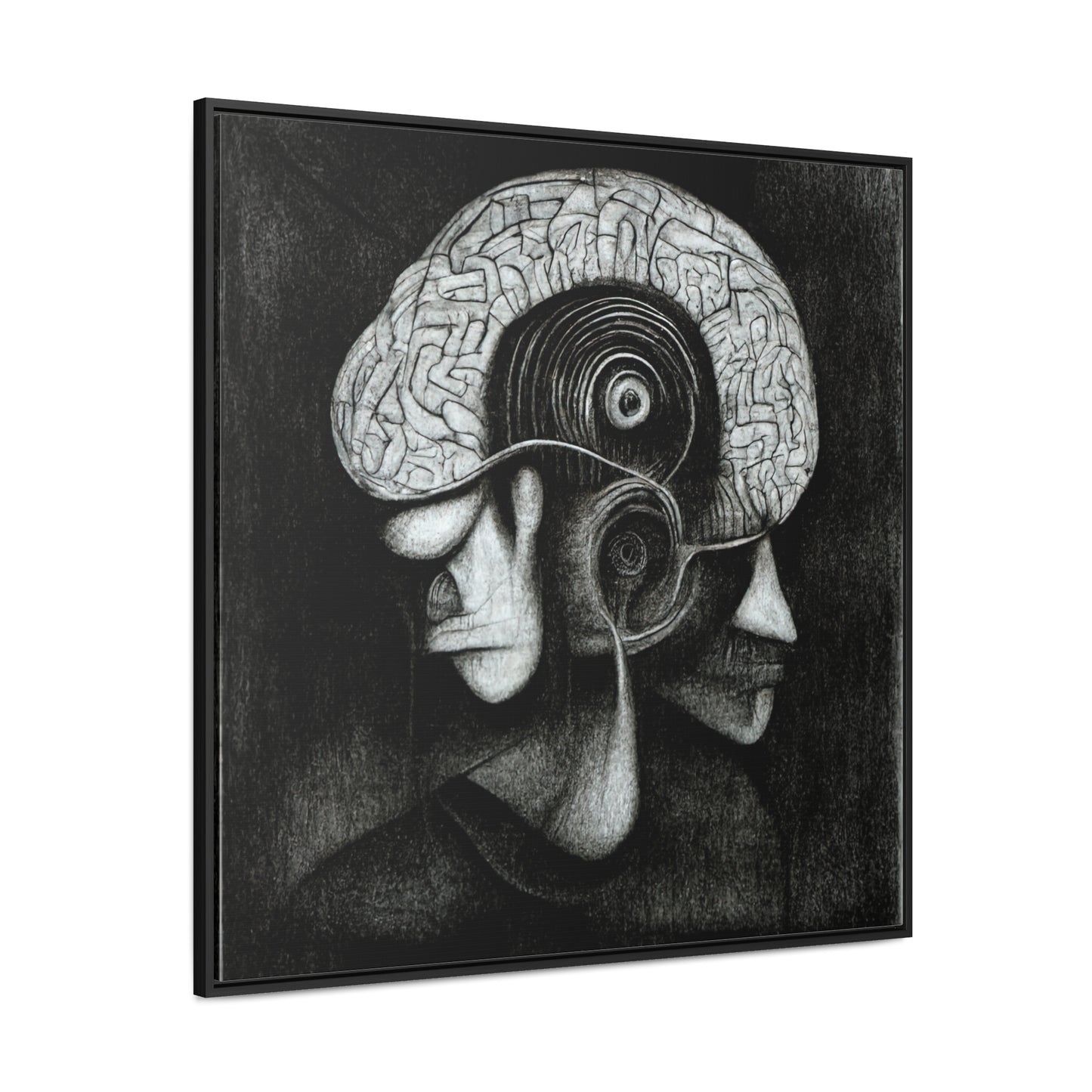 Brain 6, Valentinii, Gallery Canvas Wraps, Square Frame