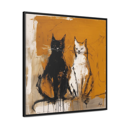 Cat 17, Gallery Canvas Wraps, Square Frame