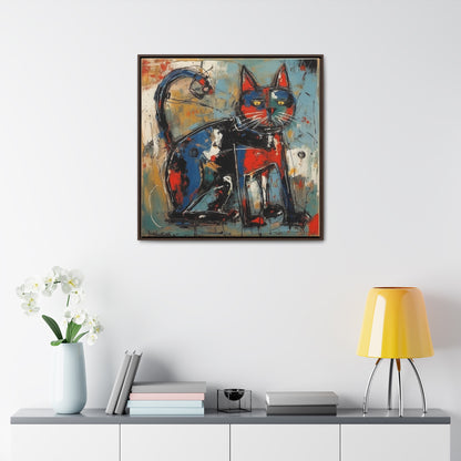 Cat 87, Gallery Canvas Wraps, Square Frame