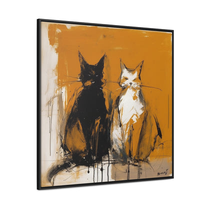 Cat 11, Gallery Canvas Wraps, Square Frame