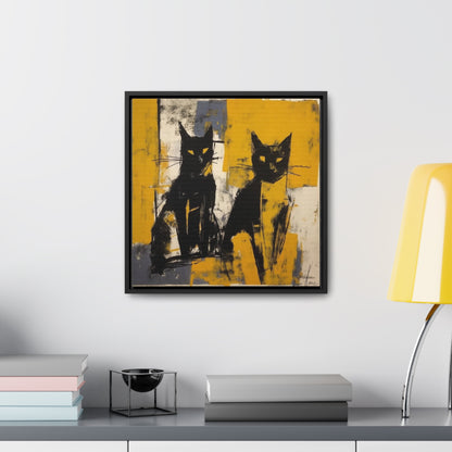 Cat 14, Gallery Canvas Wraps, Square Frame