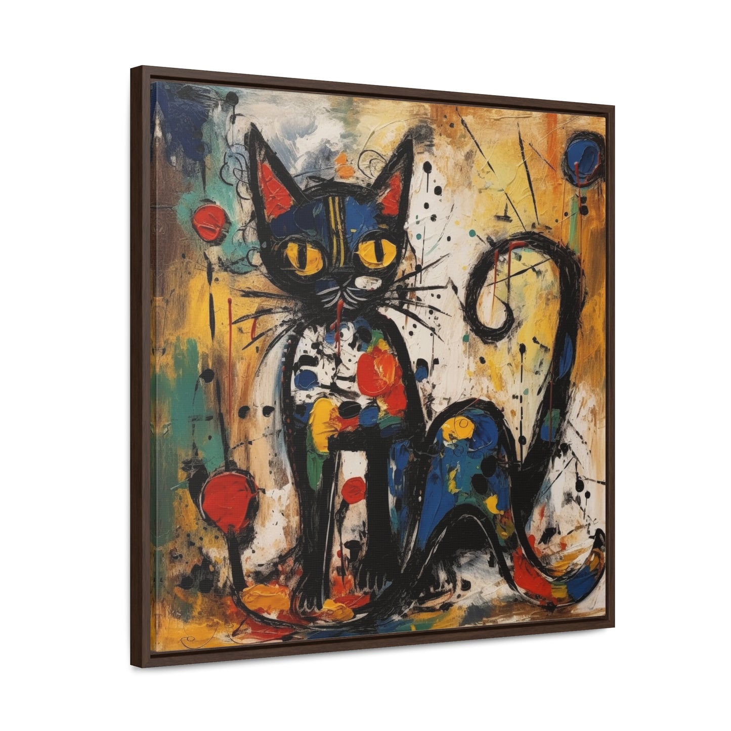 Cat 105, Gallery Canvas Wraps, Square Frame