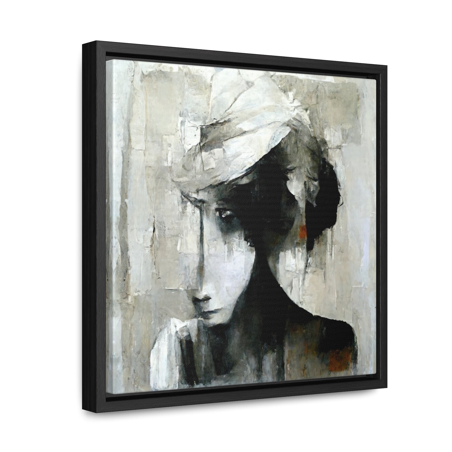 Forgotten face 2, Valentinii, Gallery Canvas Wraps, Square Frame