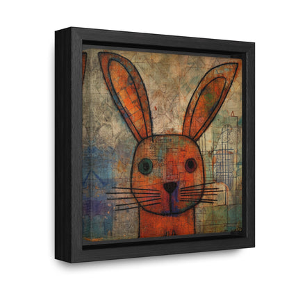 Rabbit 19, Gallery Canvas Wraps, Square Frame