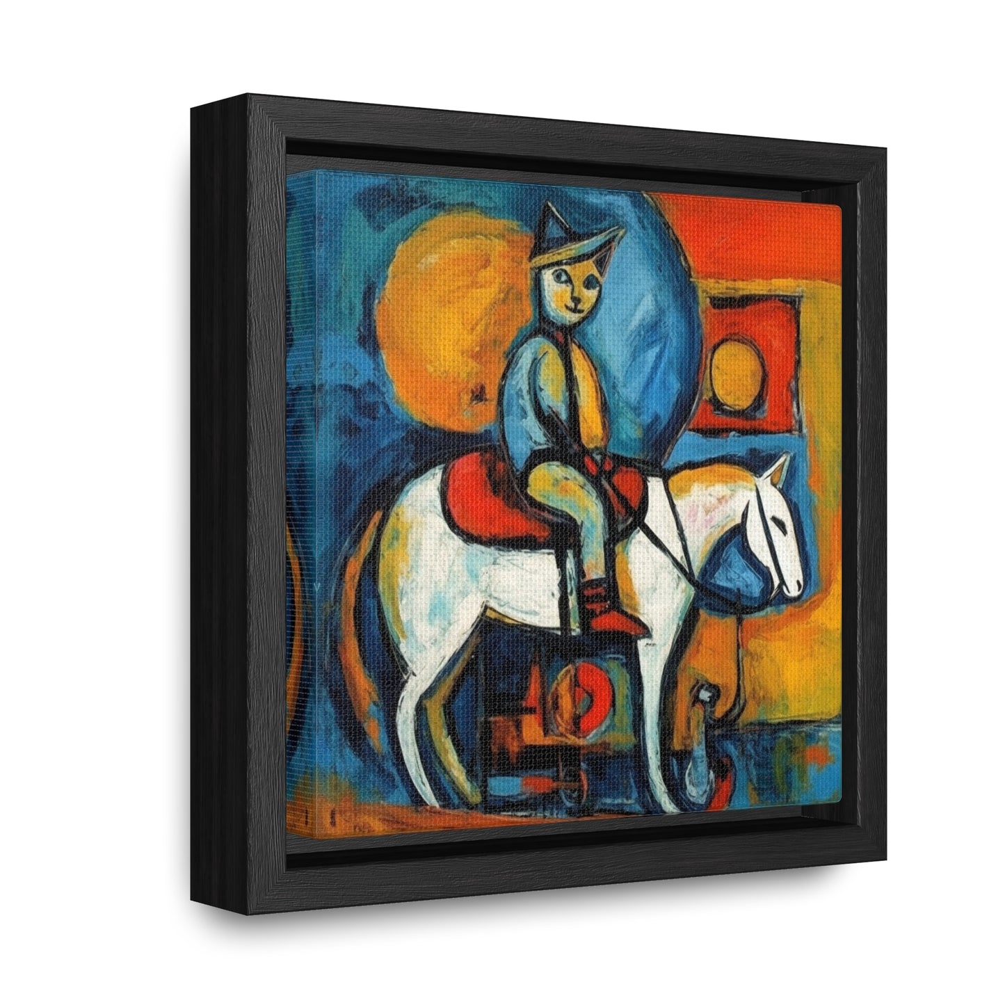 Cat 110, Gallery Canvas Wraps, Square Frame