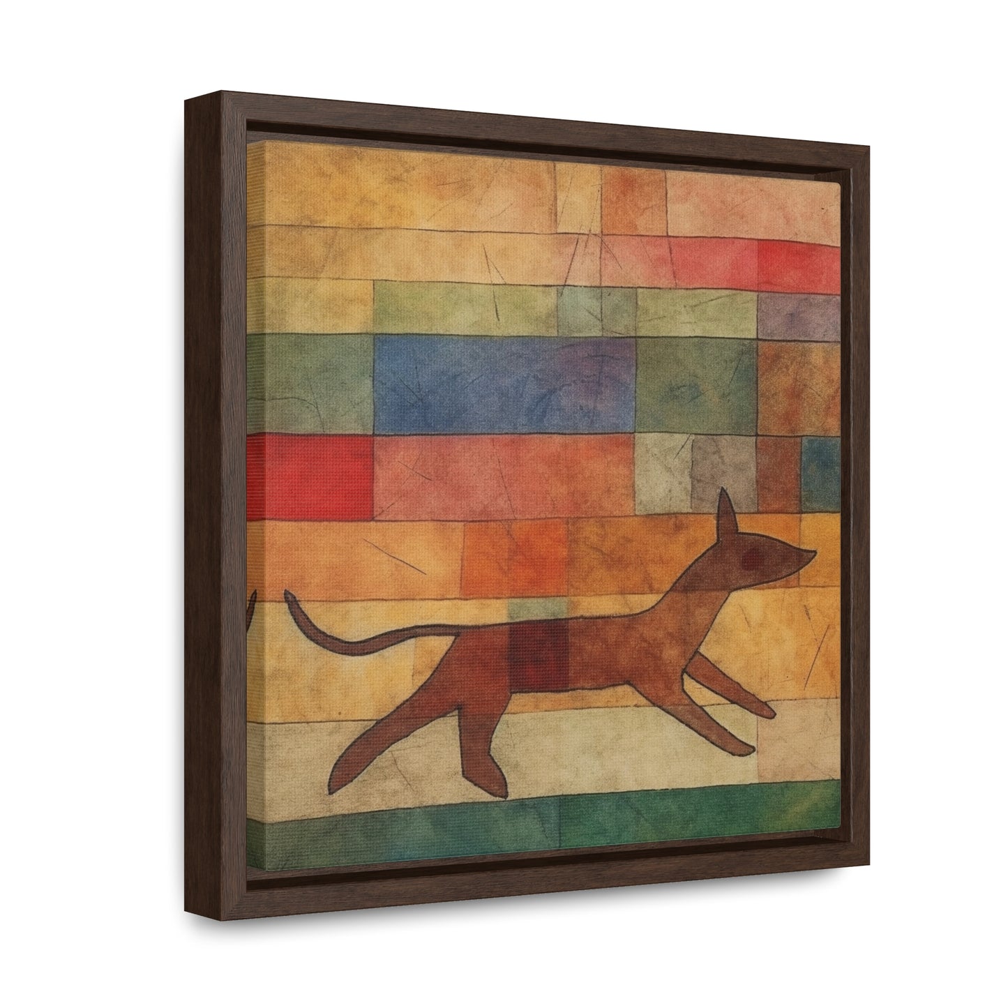 V Dog 10, Gallery Canvas Wraps, Square Frame