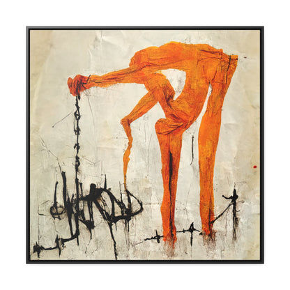 Feet and Drama 19, Valentinii, Gallery Canvas Wraps, Square Frame