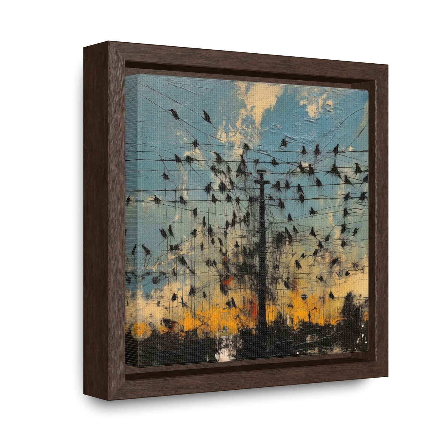 Bird 35, Gallery Canvas Wraps, Square Frame