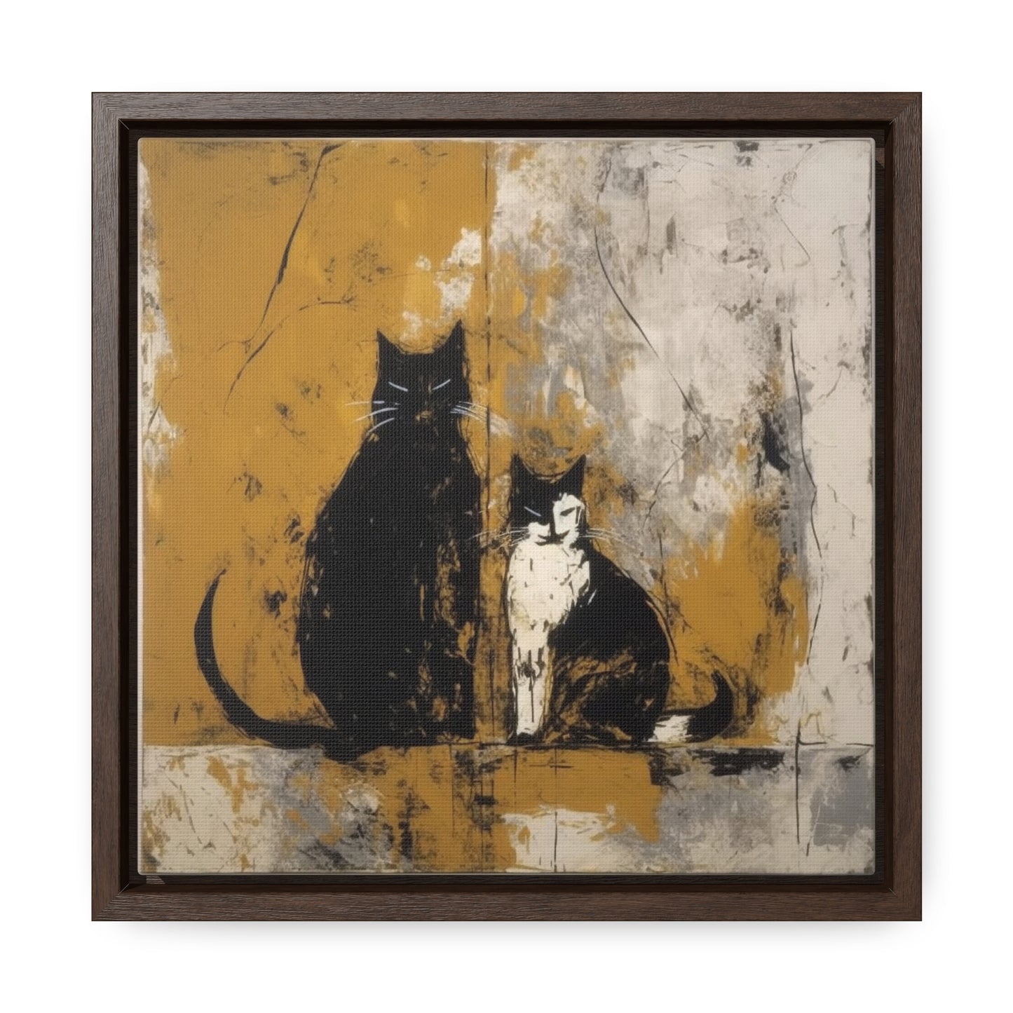 Cat 12, Gallery Canvas Wraps, Square Frame