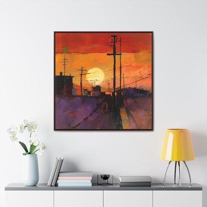 Land of the Sun 68, Valentinii, Gallery Canvas Wraps, Square Frame