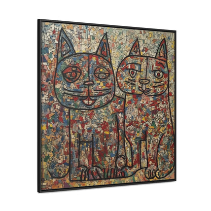 Cat 5, Gallery Canvas Wraps, Square Frame