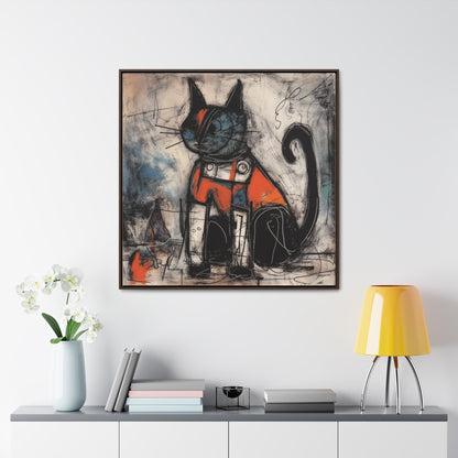 Cat 45, Gallery Canvas Wraps, Square Frame