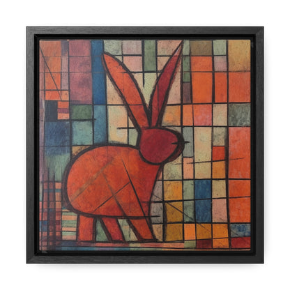 Rabbit 38, Gallery Canvas Wraps, Square Frame