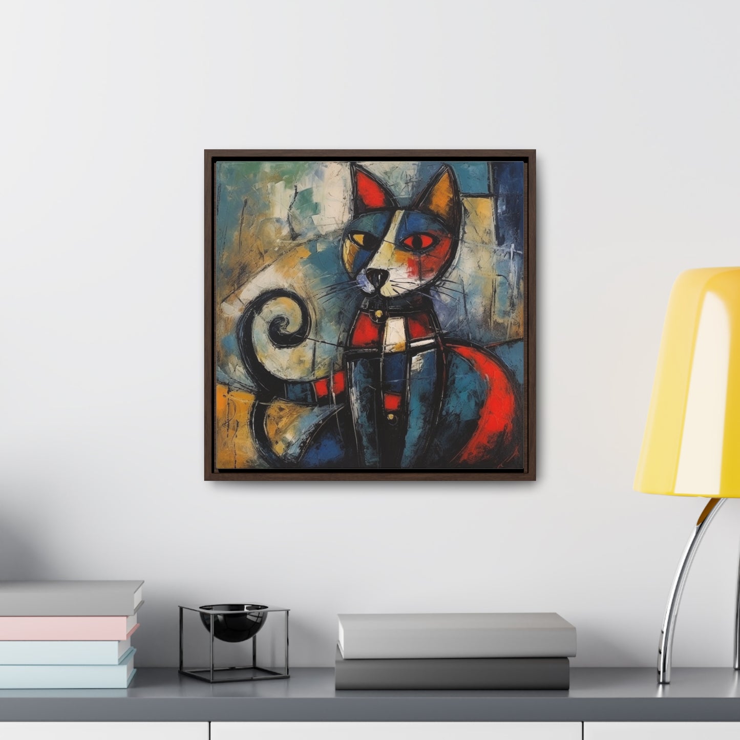 Cat 68, Gallery Canvas Wraps, Square Frame