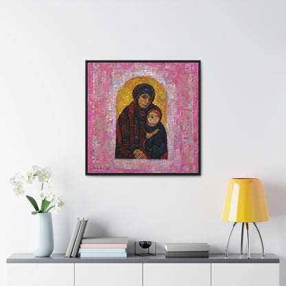 Mary and the Child 10, Valentinii, Gallery Canvas Wraps, Square Frame