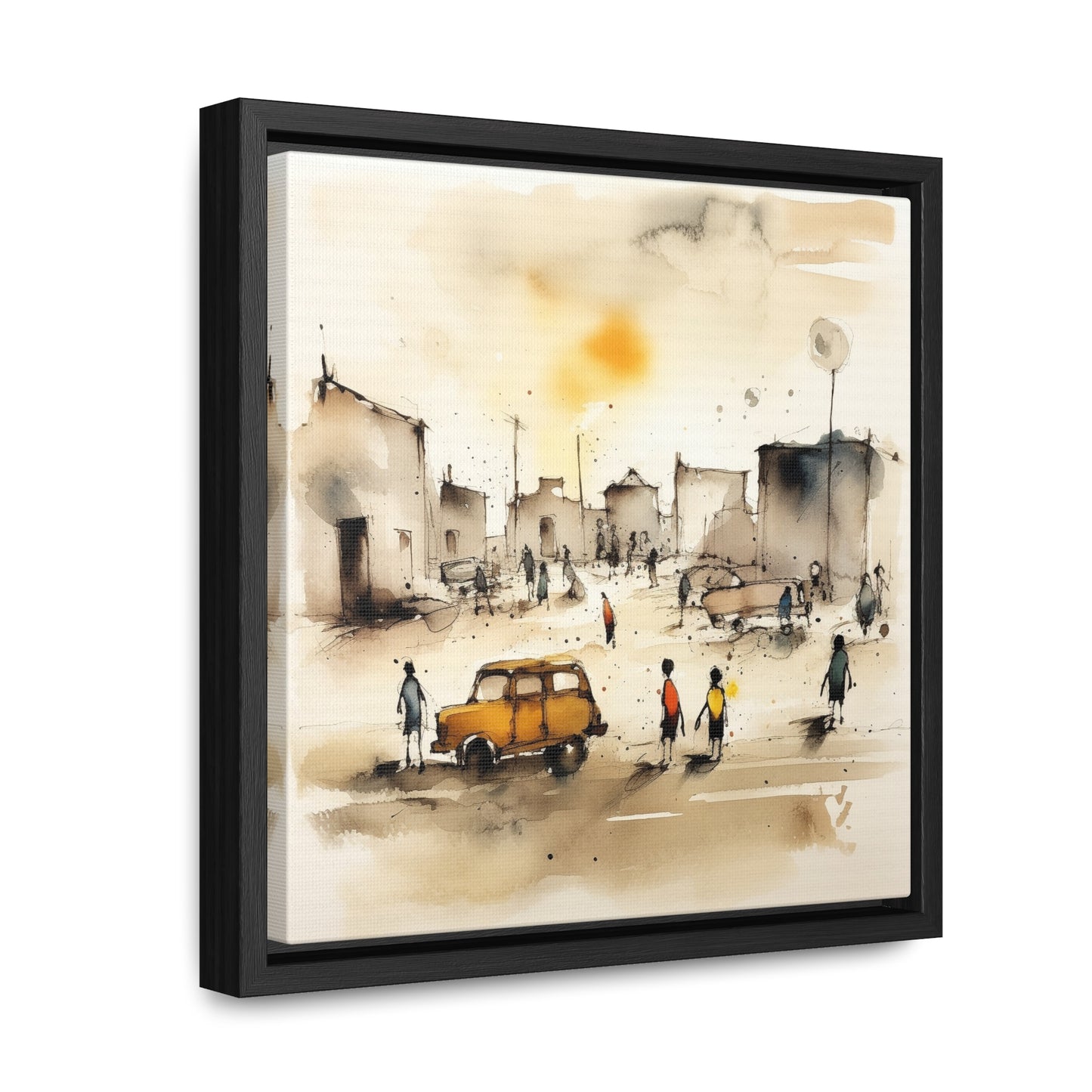 Childhood 10, Gallery Canvas Wraps, Square Frame