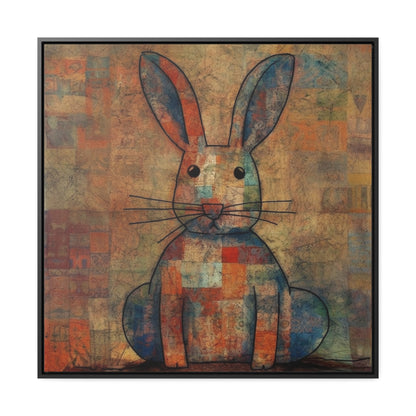 Rabbit 21, Gallery Canvas Wraps, Square Frame