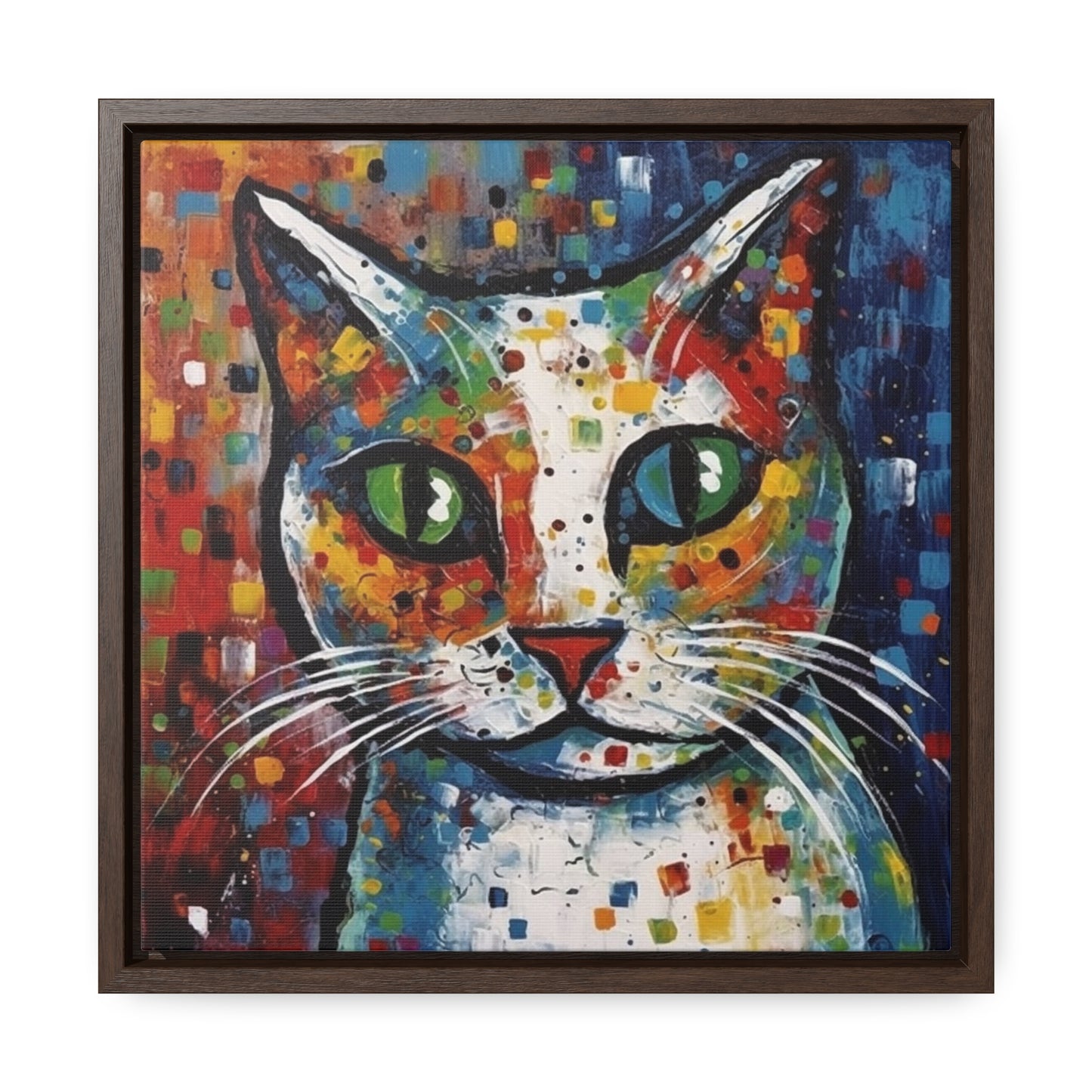 Cat 130, Gallery Canvas Wraps, Square Frame