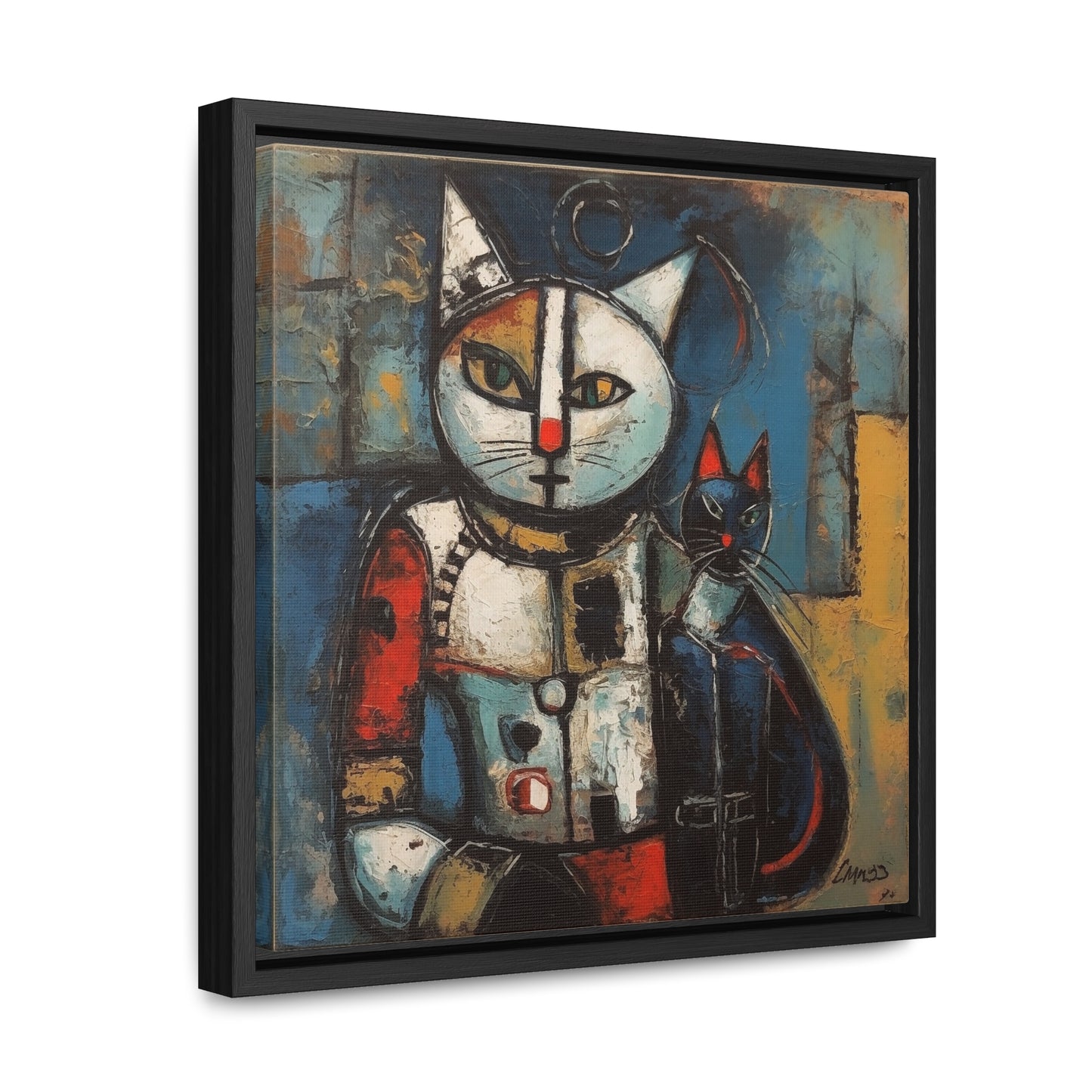 Cat 38, Gallery Canvas Wraps, Square Frame