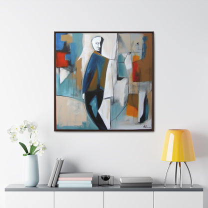 Sad Man 25, Valentinii, Gallery Canvas Wraps, Square Frame